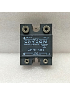 CRYDOM D2475-4266 实心状态继电器