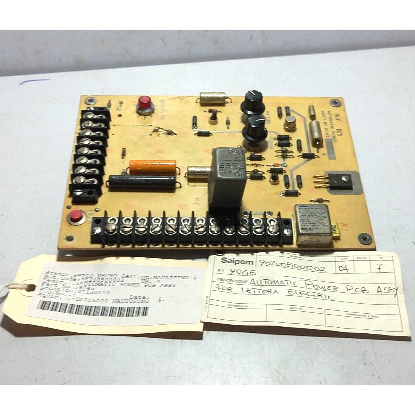 Scheda PCB Automatica Potenza 9045