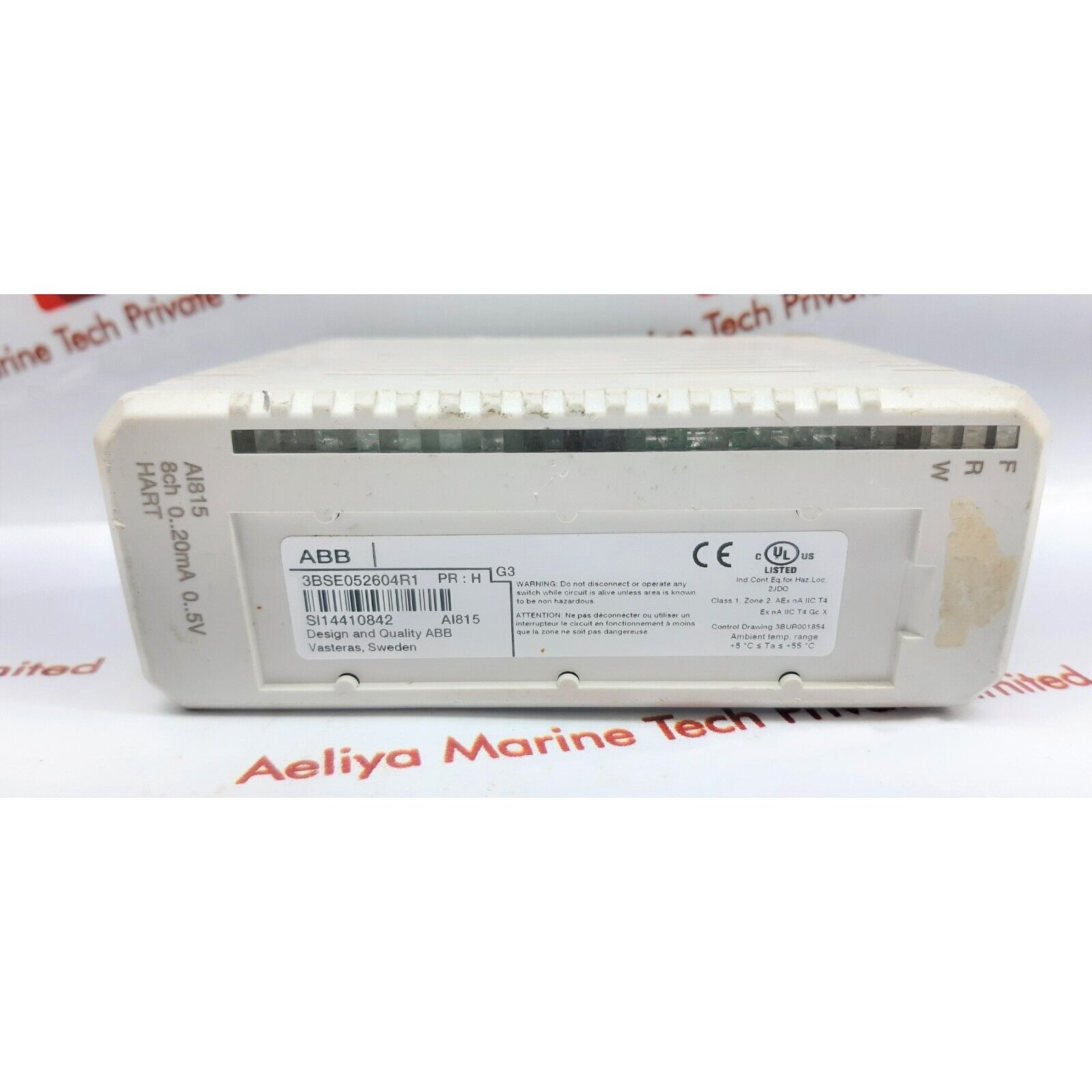 ABB AI815 HART I/O Analog Input Unit 3BSE052604R1, SI1441084