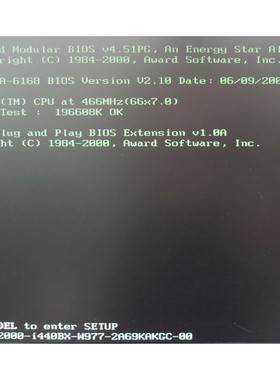 Advantech PCA-6168 rev A1 & CPU 466MHz & RAM