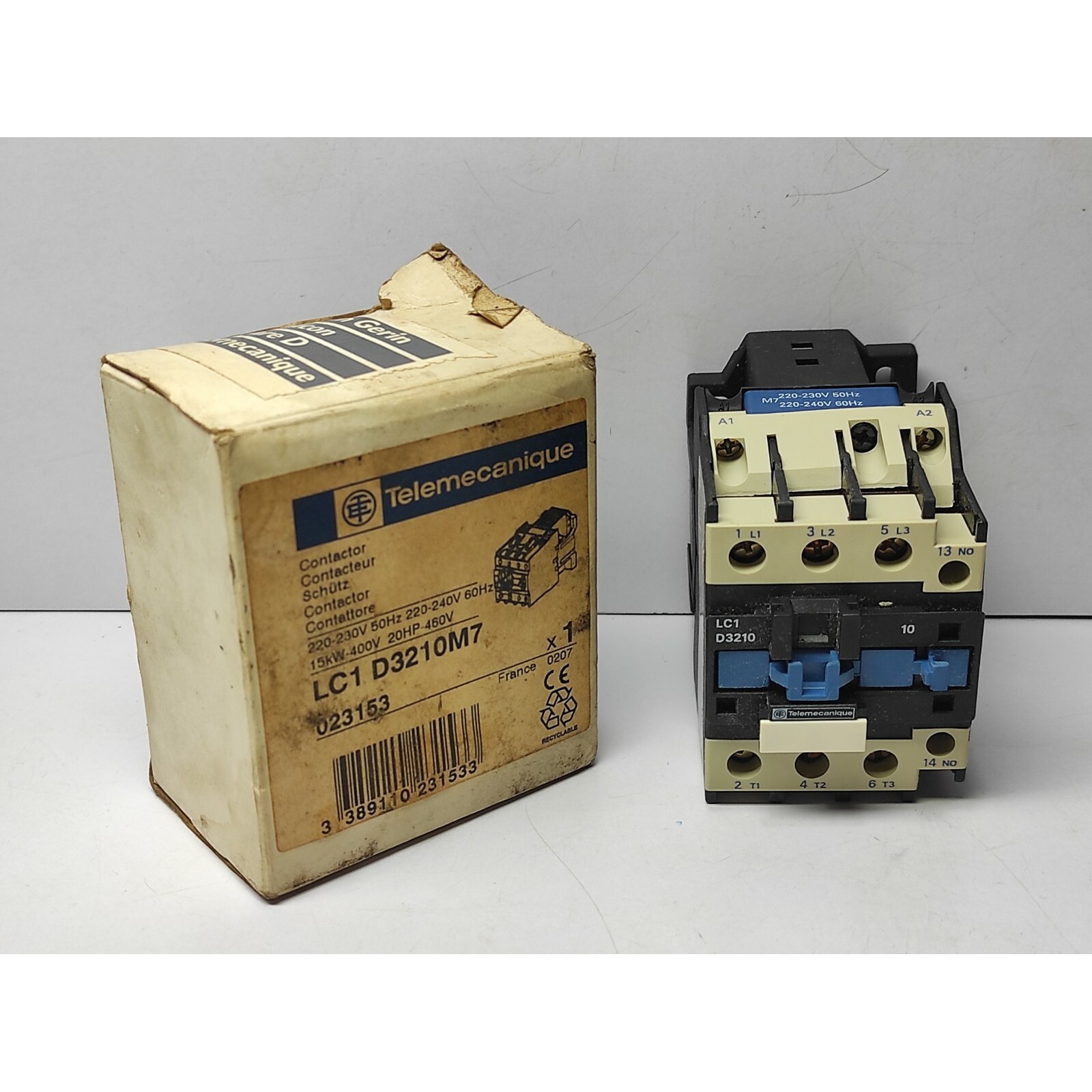 Telemecanique LC1 D3210M7 Contactor 220-230V 50Hz 220-240V 6