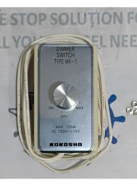 Kokosha MK-1 调光开关 AC100 ~ 115 伏 50/60Hz 最大。 100W
