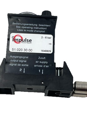 IMPULSE 51.020.30.00 PNEUMATIC MINI TIMER 2-6BAR USED & WORK