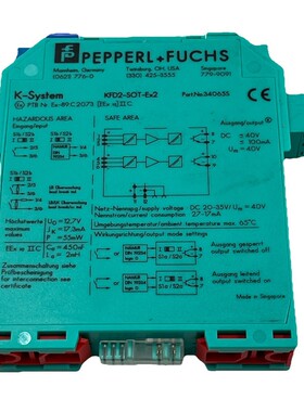 PEPPERL+FUCHS KFD2-SOT-Ex2 34065S SWITCHING AMPLIFIER USED &