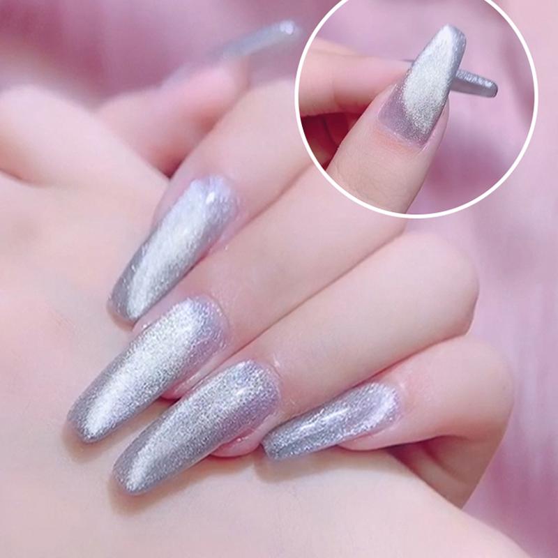 送磁铁2023新款网红春夏百搭晶石猫眼指甲油胶光疗美甲店专用