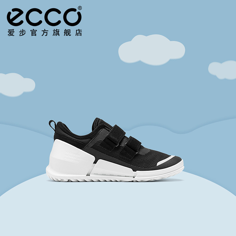 Ecco/爱步男女童鞋魔术贴休闲鞋