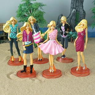 心理沙盘沙具套装沙游箱庭儿童玩具手办摆件人物类模型摩登女郎