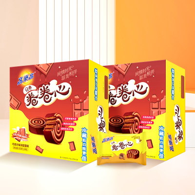 高乐高卷卷心巧克力蛋糕48枚