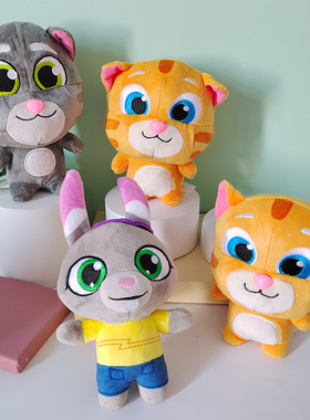 会说话的汤姆猫玩具毛绒公仔不掉毛可水洗15CM陪伴宝宝哄睡礼物