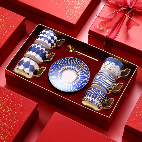 欧式轻奢咖啡杯礼盒家用