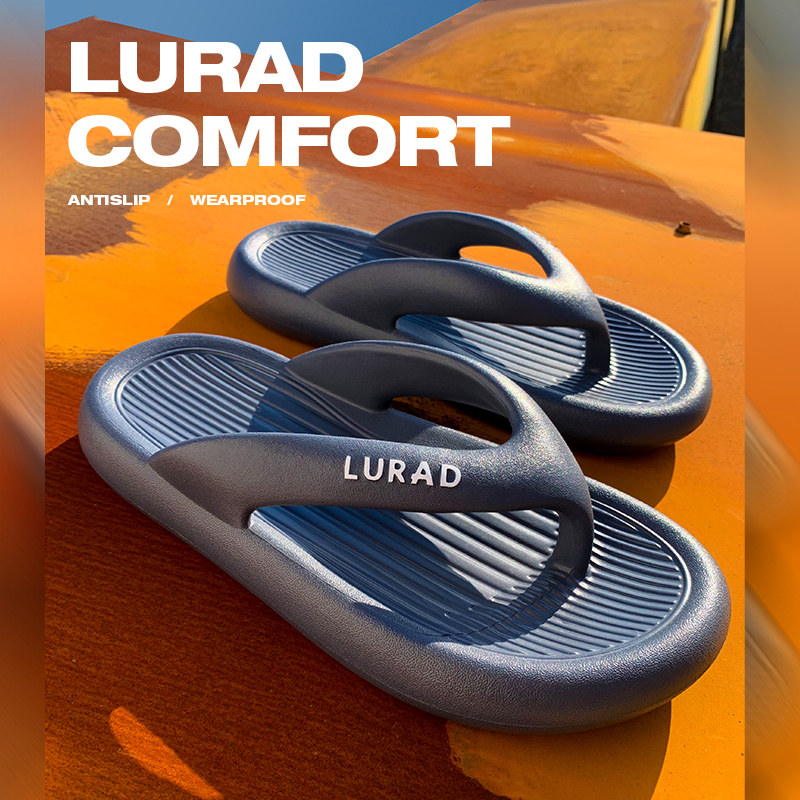 路拉迪人字拖男夏季灰色防滑拖鞋户外凉拖简约软底夹拖橡胶沙滩鞋,流行男鞋,人字拖,淘宝优惠券,粉丝福利购,淘宝优惠卷