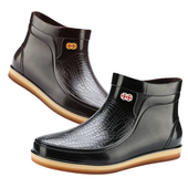 雨鞋 胶鞋 男浅口短筒雨靴时尚 潮流低帮水鞋 防滑水靴 懒人套鞋 春秋季