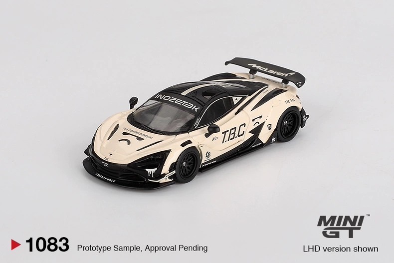 MINIGT 1:64 #1083 McLaren 720S TBC 合金汽车模型 - 实物图