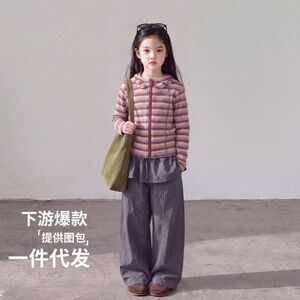 女童秋装运动卫衣卫裤套装儿童宽松韩系2026新款小女孩春秋两件套