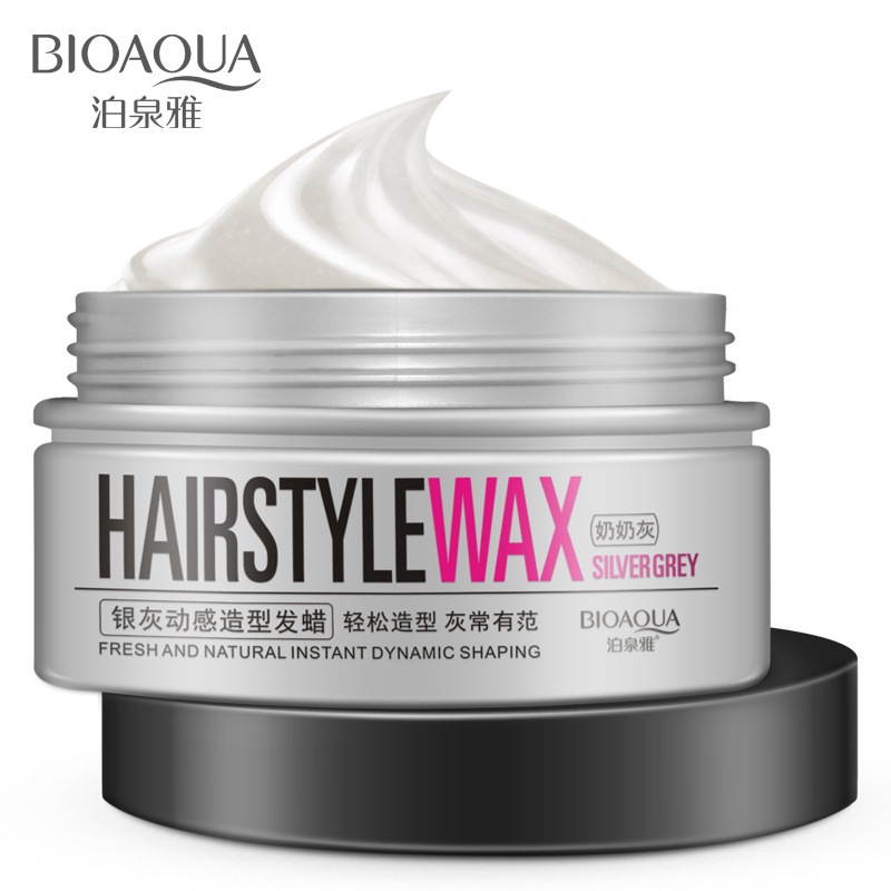 泊泉雅奶奶灰發蠟銀灰發蠟發泥
