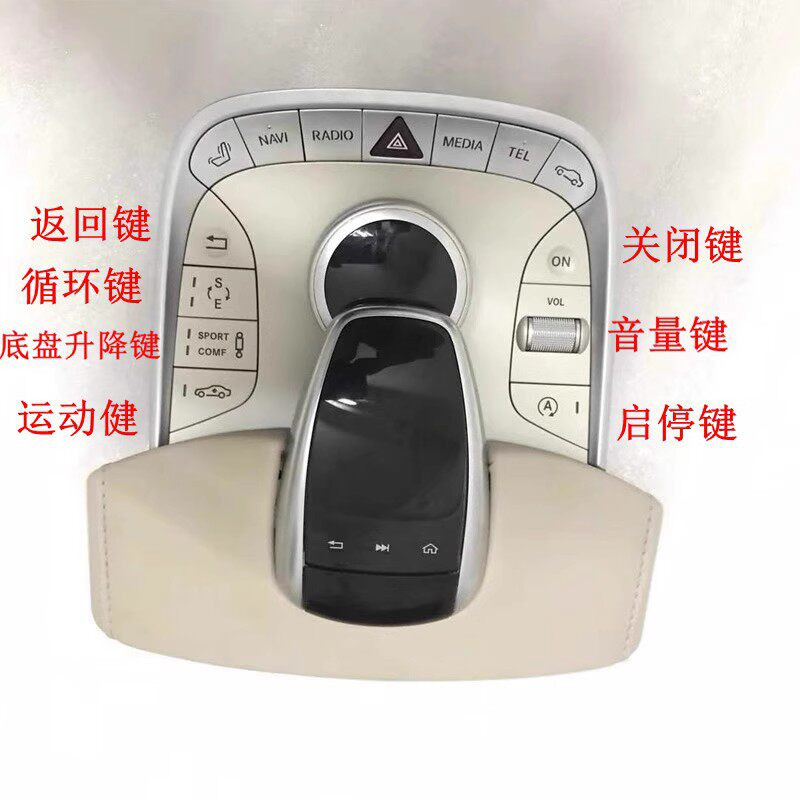 适奔驰w221组合开关ml350角度感应s350多媒体S320触摸鼠标按键壳