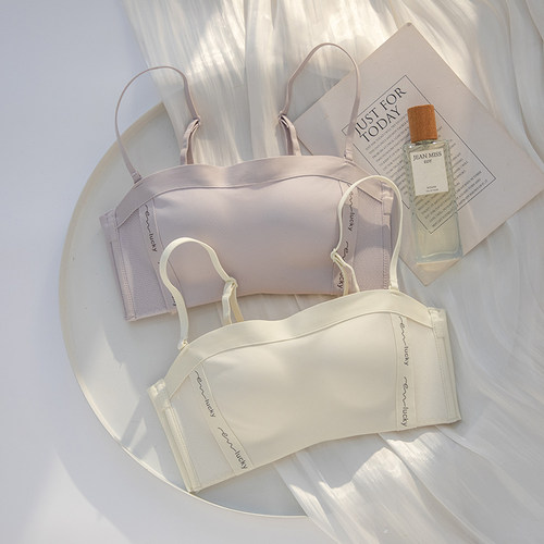 无痕抹胸小胸聚拢显大无钢圈文胸