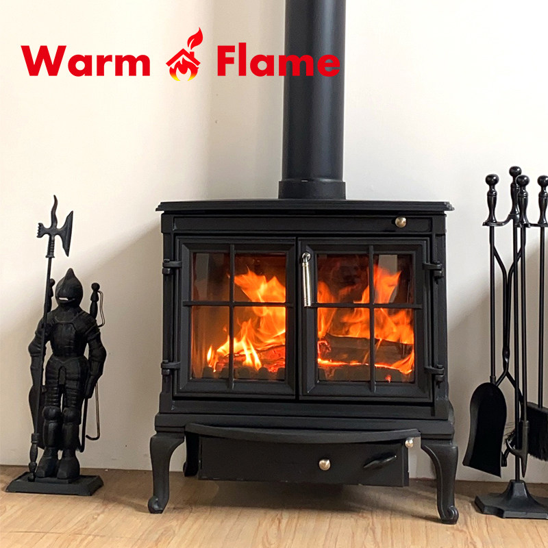 WarmFlame别墅客厅壁炉燃木取暖