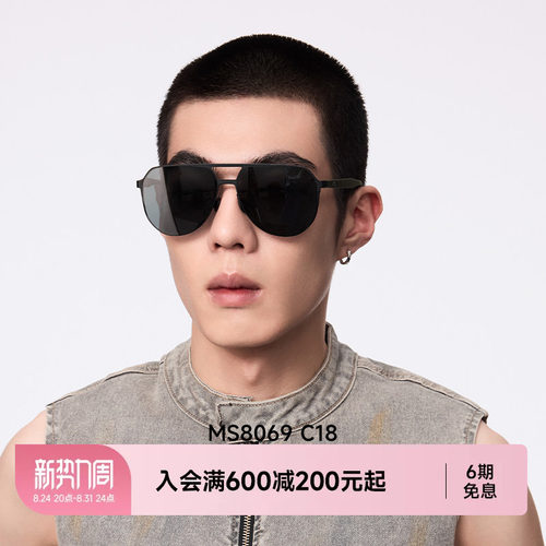 陌森眼镜高清偏光镜片防强光墨镜