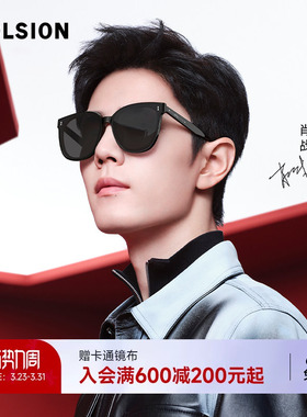 【星光镜】陌森眼镜肖战同款偏光太阳镜男防晒墨镜女高级感MS3025