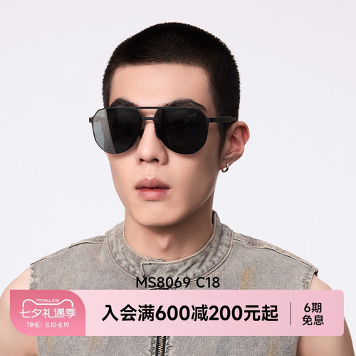 陌森眼镜高清偏光镜片防强光墨镜