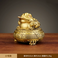 5 -INCH Golden Toad Cluster Whate Copper