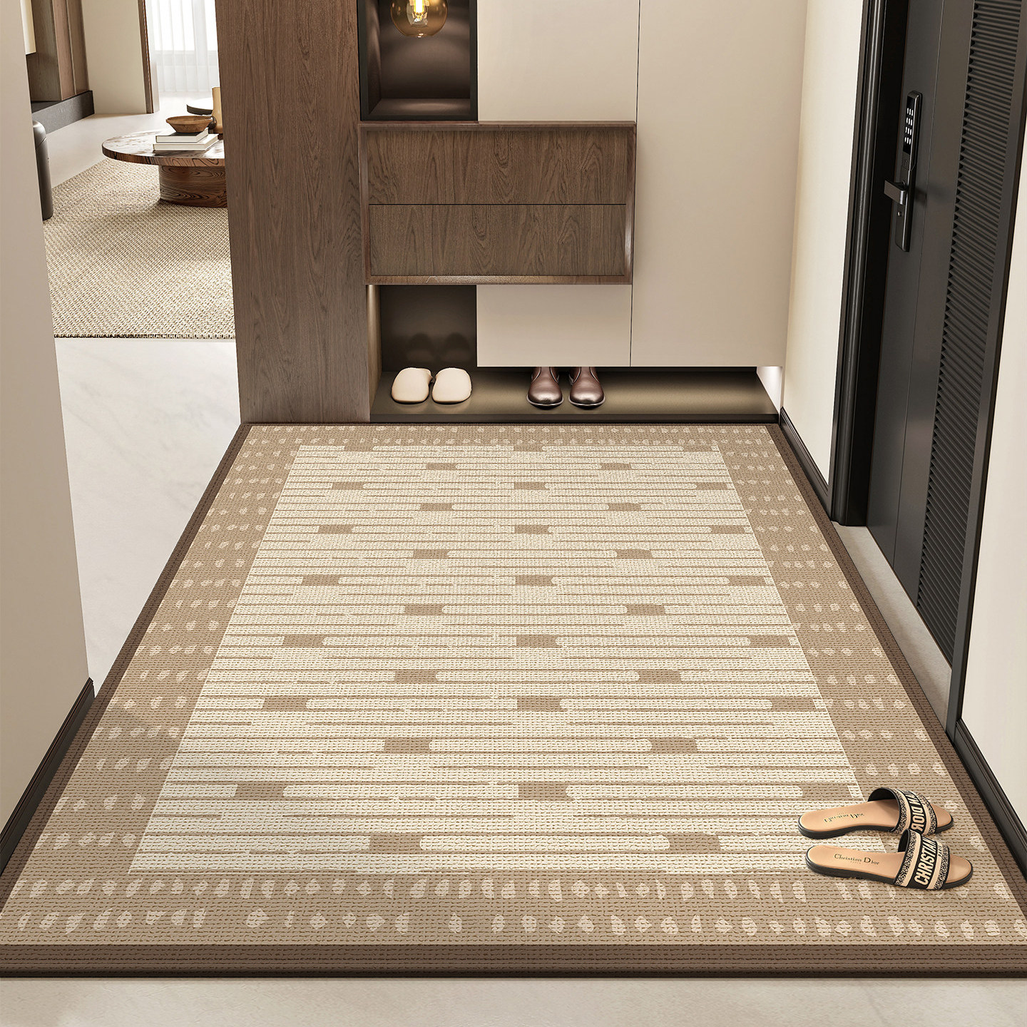 高级感入户地垫轻奢脚垫新款耐脏防滑垫大门口进门玄关地毯垫免洗,居家布艺,入户地垫,淘宝优惠券,粉丝福利购,淘宝优惠卷