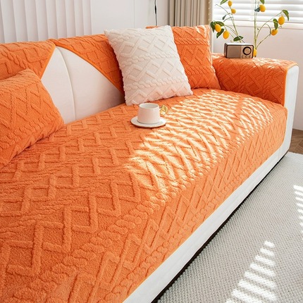 沙发垫坐垫新款2024沙发布奶油风柔软舒适沙发巾套子沙发床专用