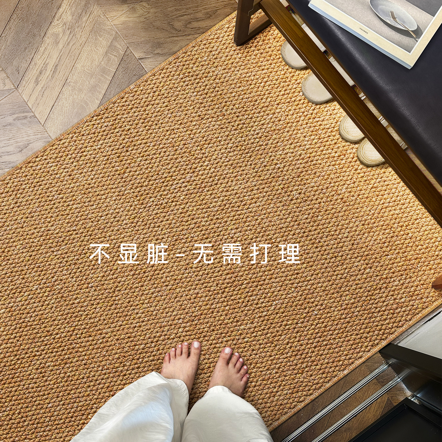 门口地垫高端玄关真颗粒非印花