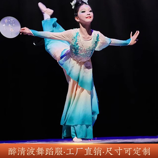 醉清波原版舞蹈服古典舞表演服艺考剧目练功服中国风汉服演出服