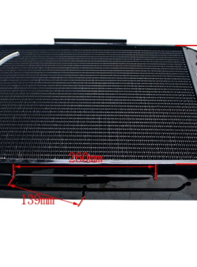 丰田叉车配件1DZ/2Z发动机6FD10-30水箱散热器16410-33671-71铜制