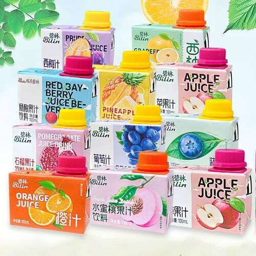 碧林果味果汁饮料100ml*12盒装