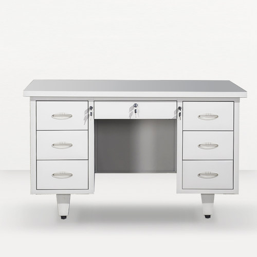 加厚职员铁皮现代简约电脑办公桌