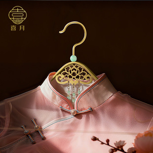 高级会所国风古装 汉服旗袍结婚礼服影楼专用衣架无痕防滑家用 中式