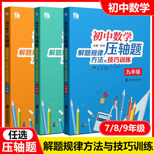 初中数学压轴题解题规律方法与技巧训练 789年级/七八九年级巧妙探索数轴上的动点问题阅读探究新定义压轴题 上海社会科学院出版