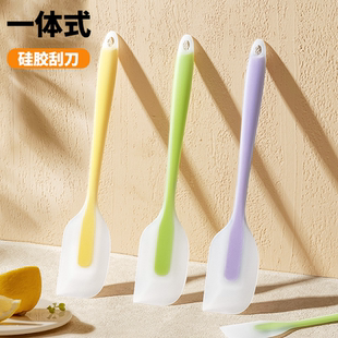 铲子蛋糕奶油搅拌刀大号耐高温食品级烘焙工具 硅胶刮刀家用一体式