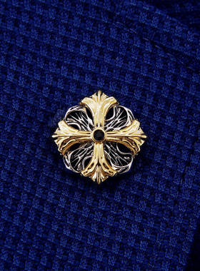 斯巴达男士胸针西装领针西服胸针胸花女领花复古普罗米修斯镀黄金