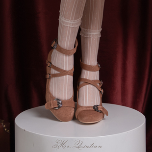 lolita三段式薄款洛丽塔纯色玻璃透明日系甜美中筒袜【前50包邮