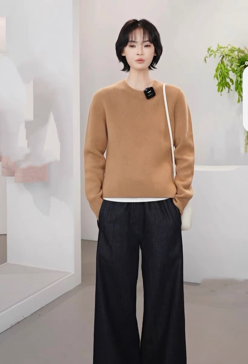 长袖套头常规款羊毛2025年秋冬