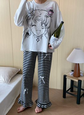 美少女战士月亮长袖睡衣套装