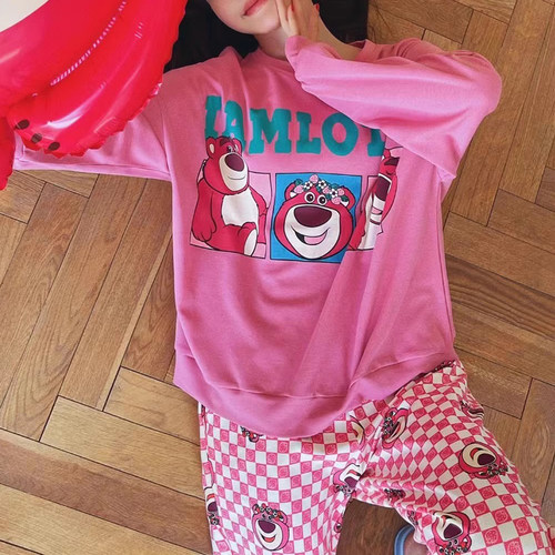 女士纯棉草莓型卡通睡衣