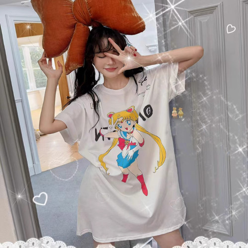 美少女战士睡裙月野兔短袖剪标款