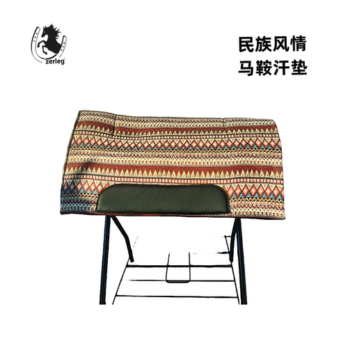 马鞍垫子民族风情拍摄马术运动