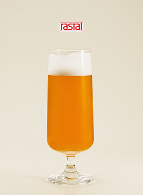 德国Rastal精酿啤酒杯PERL直身高脚杯特饮杯可加工印刷LOGO