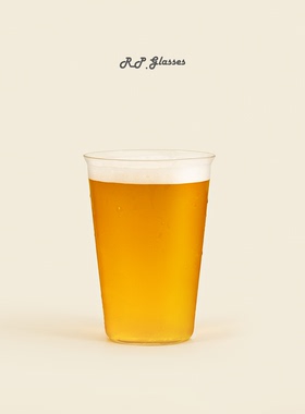 RP精酿啤酒杯反口品脱杯耐高温咖啡饮料杯可印刷LOGO