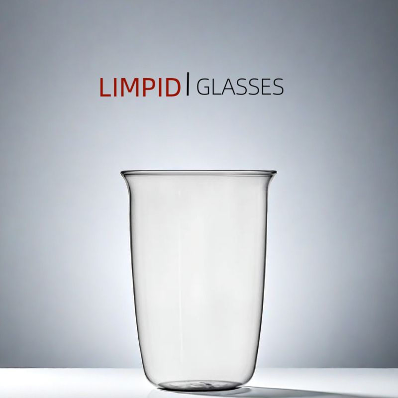 韧佩精酿啤酒杯简约扩口杯酒吧ins风加厚果汁杯水杯玻璃杯可加log