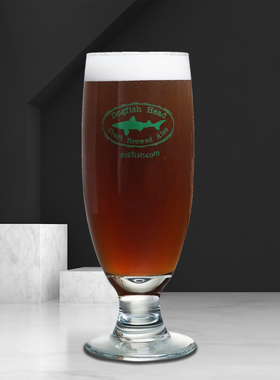 美国角头鲨Dogfish Head专用杯创意精酿高脚啤酒杯美式品脱杯IPA