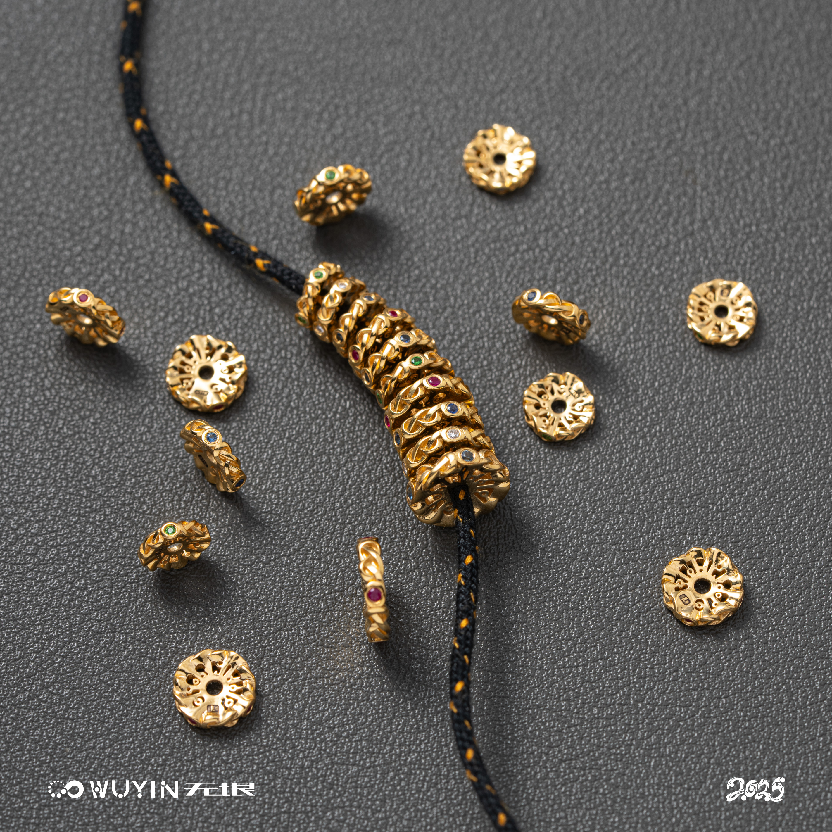 22K金复古新品潮流文玩无限隔片