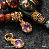 文玩饰品侧挂吊坠22K金紫水晶百搭 侧挂—旷野星辰 WUYIN无垠 新品