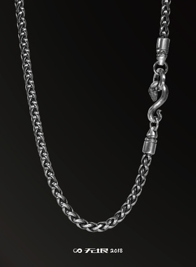 无垠925银麦穗链原创百搭项链